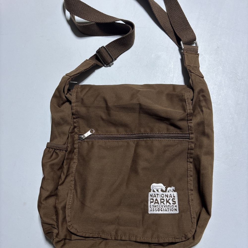 National Parks Conservation Brown Messenger Satchel Bag